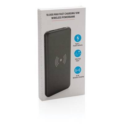 Bezprzewodowy power bank 10000 mAh z PD