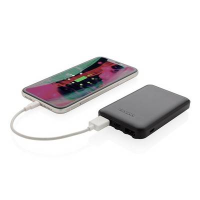 Bezprzewodowy power bank 5000 mAh z przyssawkami