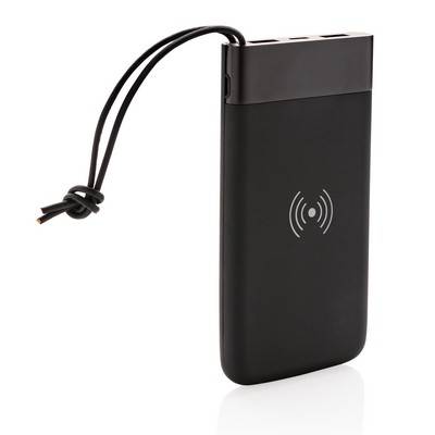 Bezprzewodowy power bank 8000 mAh, ładowarka bezprzewodowa 5W Aria