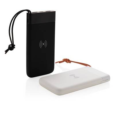 Bezprzewodowy power bank 8000 mAh, ładowarka bezprzewodowa 5W Aria