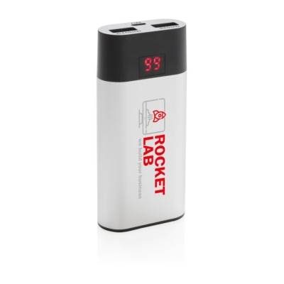 Power bank 4000 mAh z cyfrowym wyświetlaczem