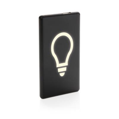 Power bank 4000 mAh z podświetleniem logotypu