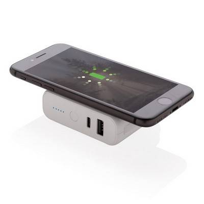 Bezprzewodowy power bank 5000 mAh, ładowarka bezprzewodowa 5W