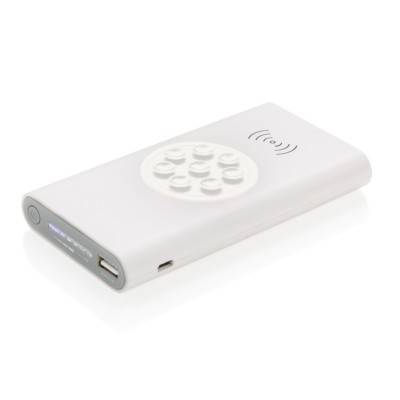 Bezprzewodowy 5W power bank 8000 mAh typu C