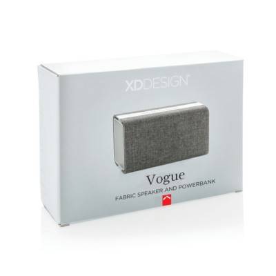 Głośnik bezprzewodowy 6W, power bank 4000 mAh Vogue