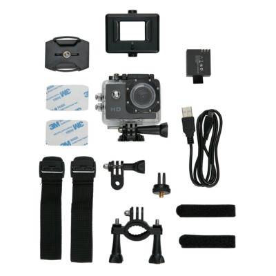 Kamera sportowa z 11 akcesoriami