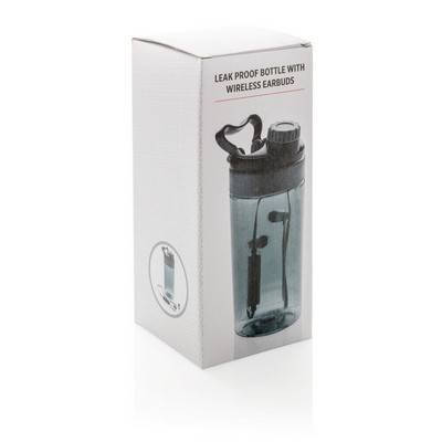 Szczelna butelka sportowa 500 ml, bezprzewodowe słuchawki