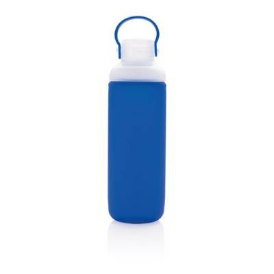 Szklana butelka sportowa 500 ml, w pokrowcu