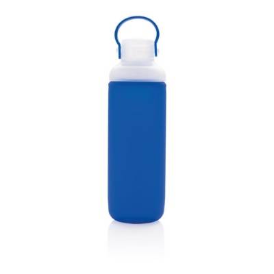 Szklana butelka sportowa 500 ml, w pokrowcu