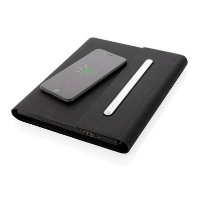 Notatnik A5, bezprzewodowy power bank 5000 mAh