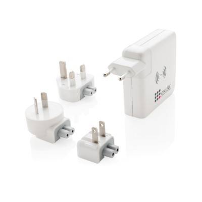 Adapter podróżny, bezprzewodowy power bank 5W