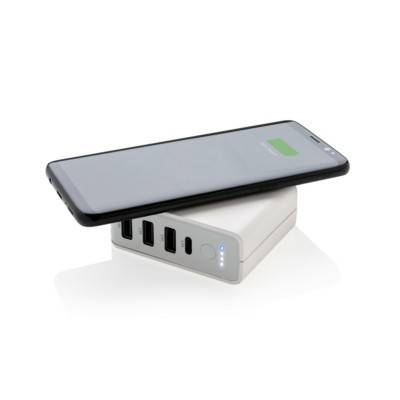 Adapter podróżny, bezprzewodowy power bank 5W