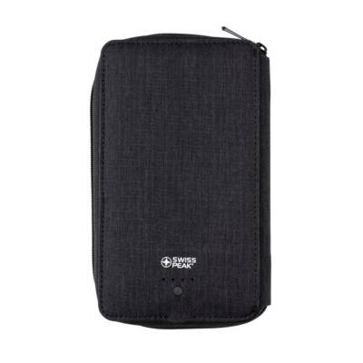 Portfel, bezprzewodowy power bank 4000 mAh Swiss Peak, RFID