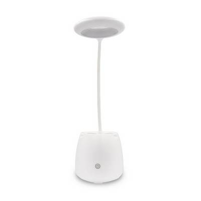 Lampka na biurko, głośnik bezprzewodowy 3W, stojak na telefon, pojemnik na przybory do pisania