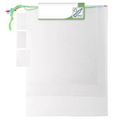 Zestaw woreczków na owoce i warzywa z rPET, 3 szt.