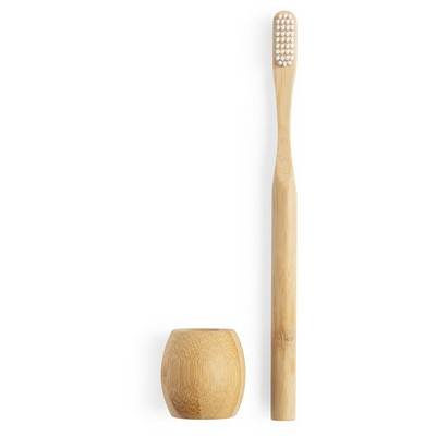 Bambusowa szczoteczka do zębów z etui