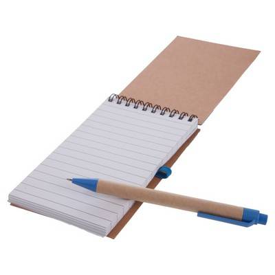 Notatnik (kartki w linie) z długopisem
