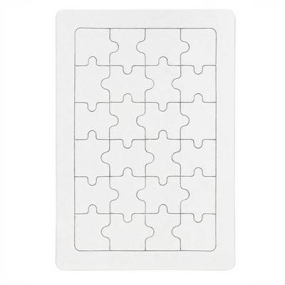 Puzzle, kredki świecowe