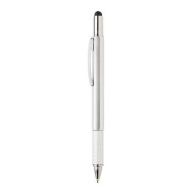 Długopis wielofunkcyjny 5 w 1, linijka, poziomica, śrubokręt, touch pen